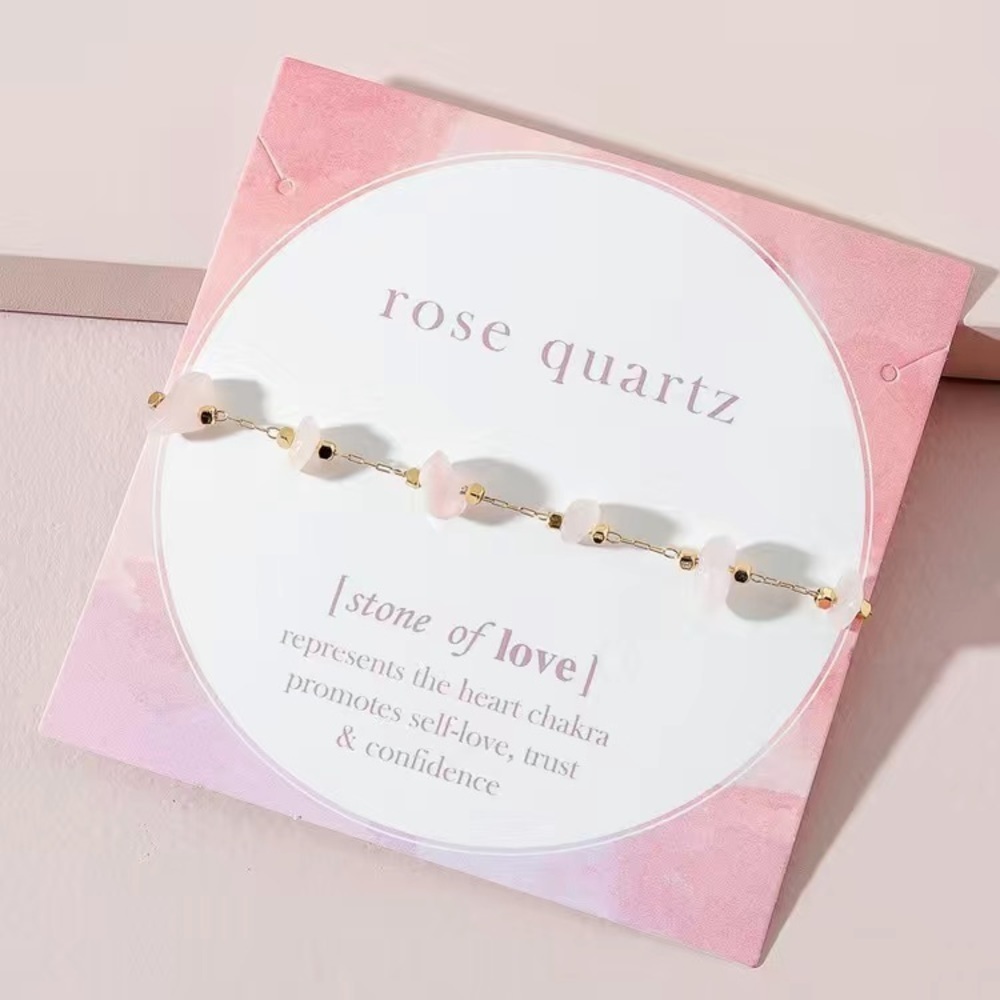 Rose Quartz “Stone Of Love” Bracelet